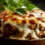 Alfredo Turkey Burger Bake
