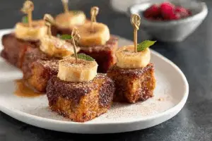 Banana Bread French Toast Bites