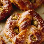 Cheddar Jalapeño Soft Pretzels
