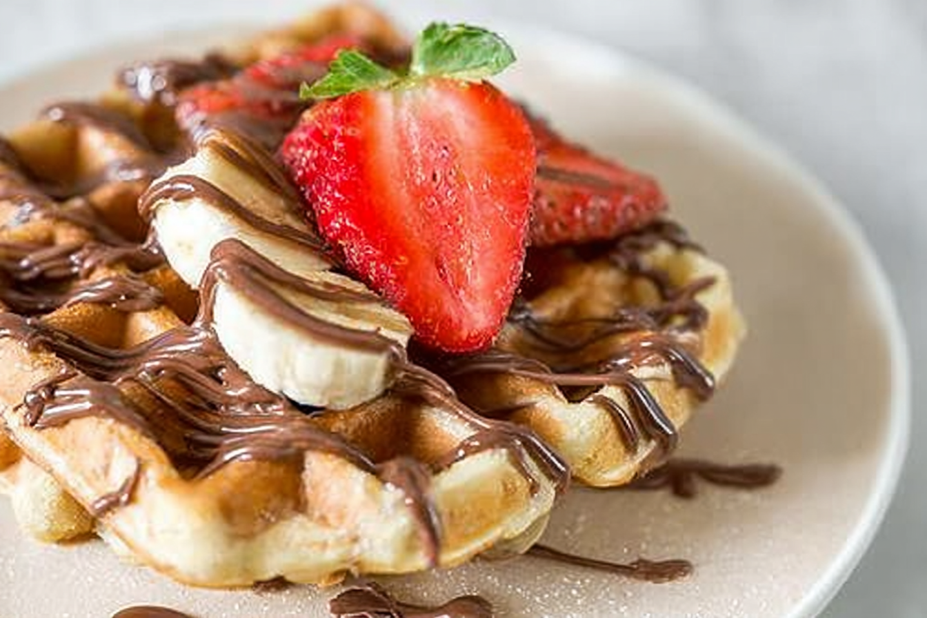 Nutella Filled Waffles