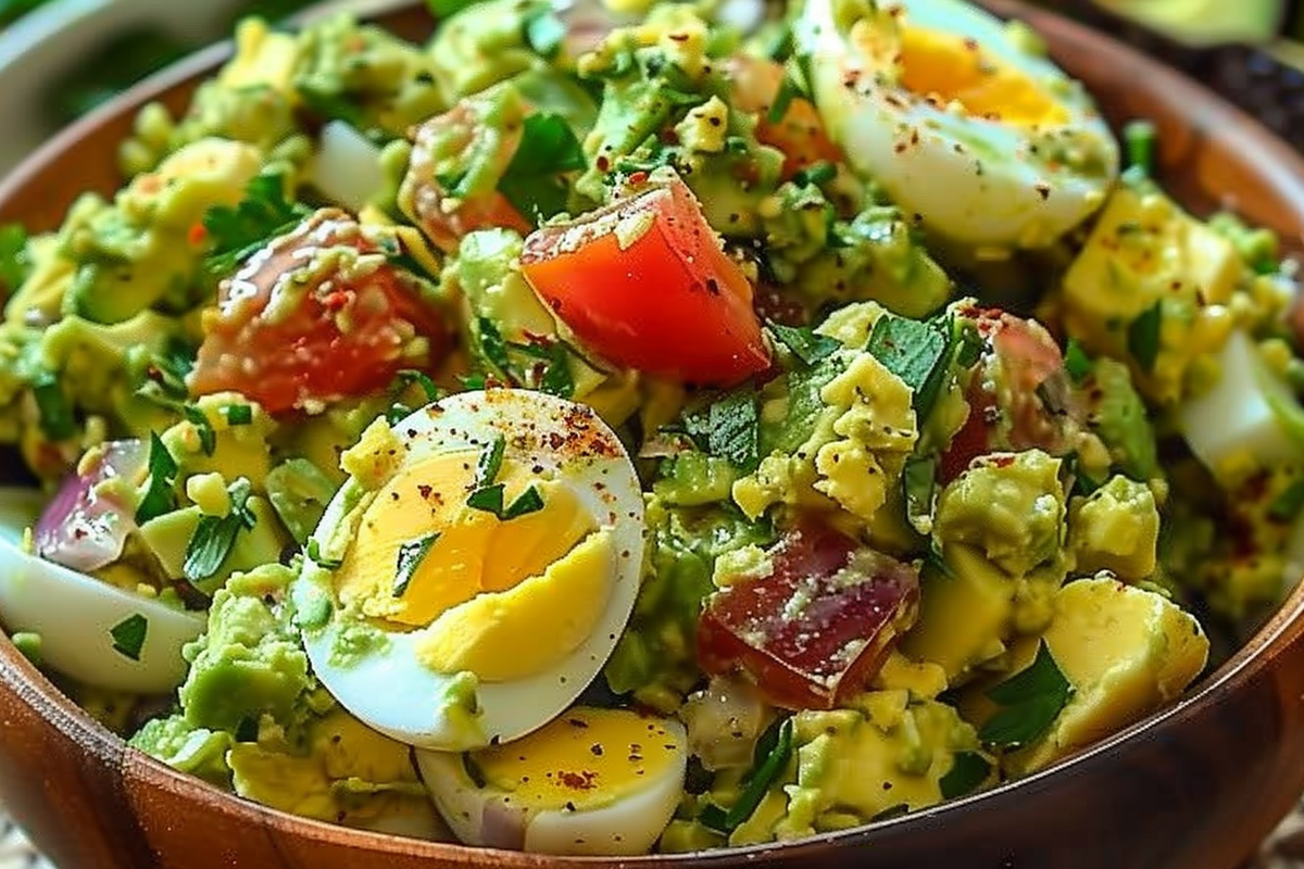 Chunky Avocado Egg Salad