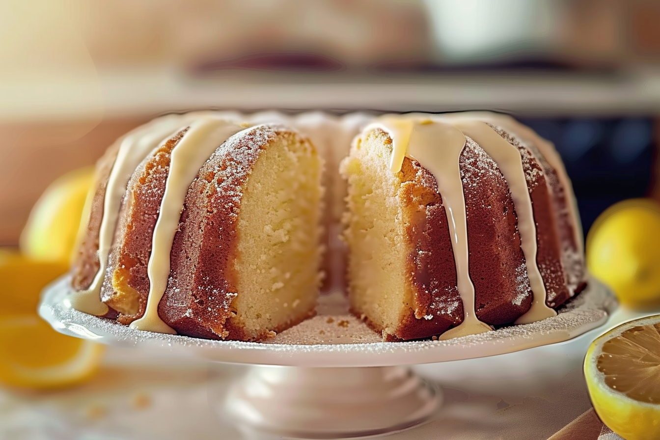 Lemon Cream Cheese Pound Cake