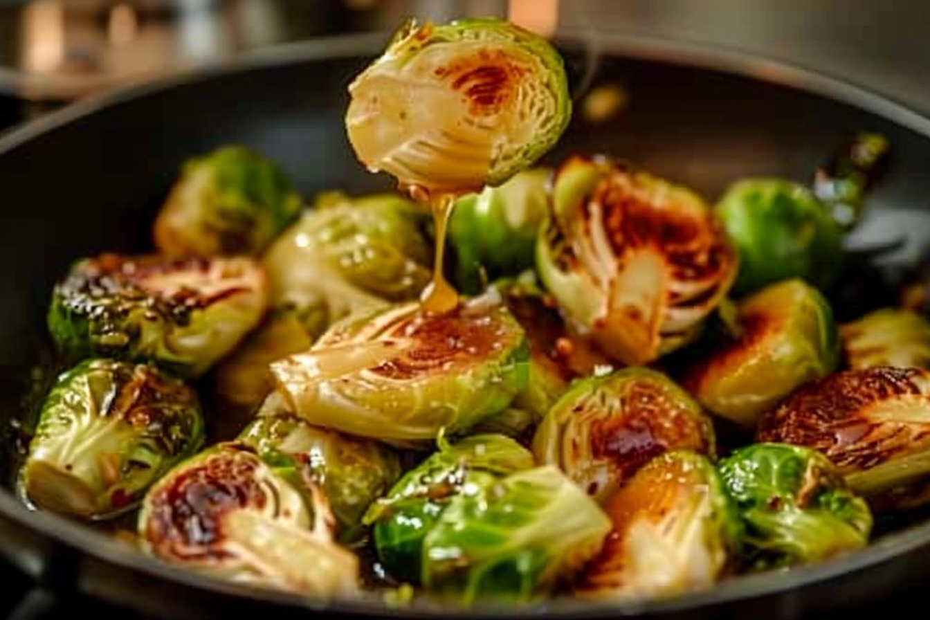 Honey-Glazed Brussels Sprouts