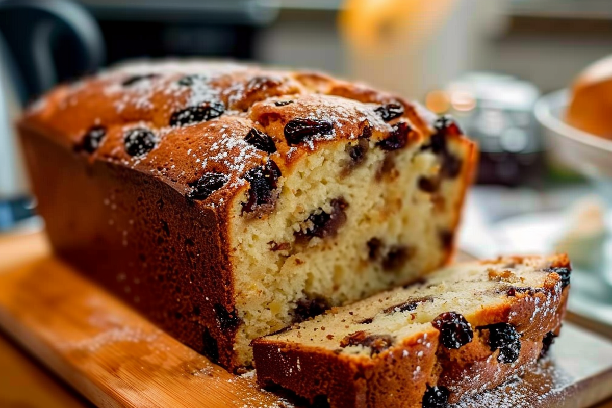 Raisin Loaf Cake