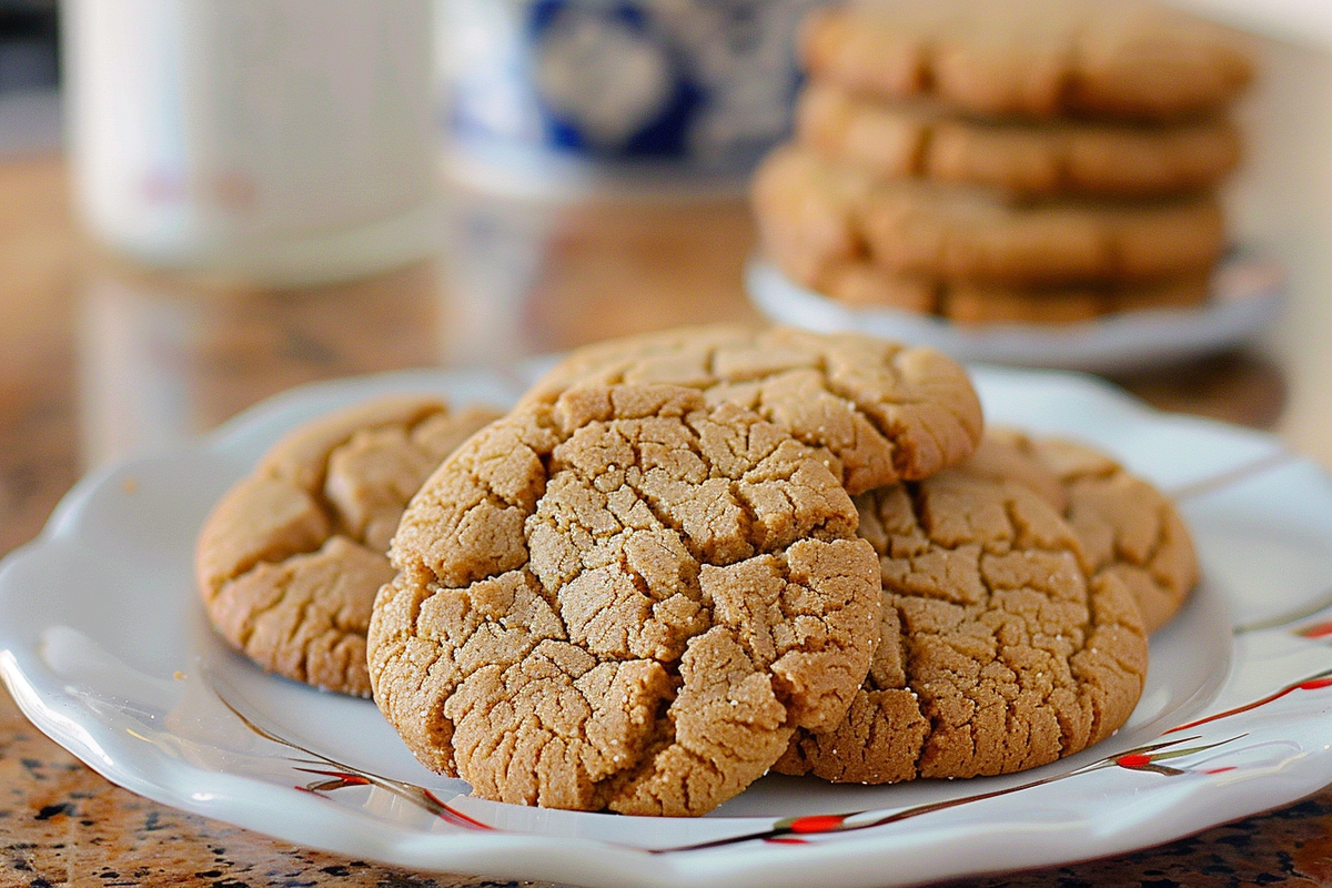 Chewy Peanut Butter Cookies