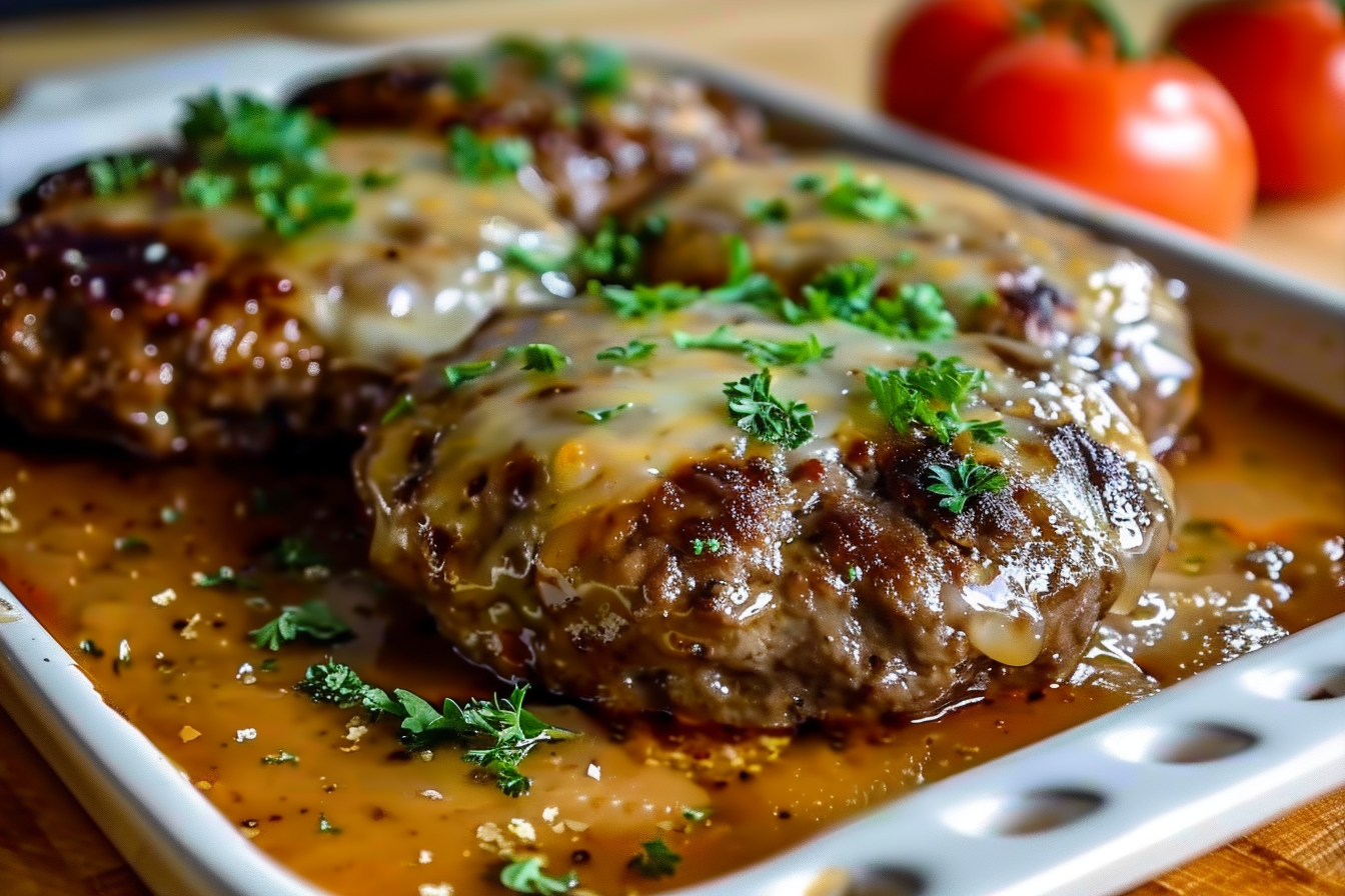 Amish Hamburger Steak Bake