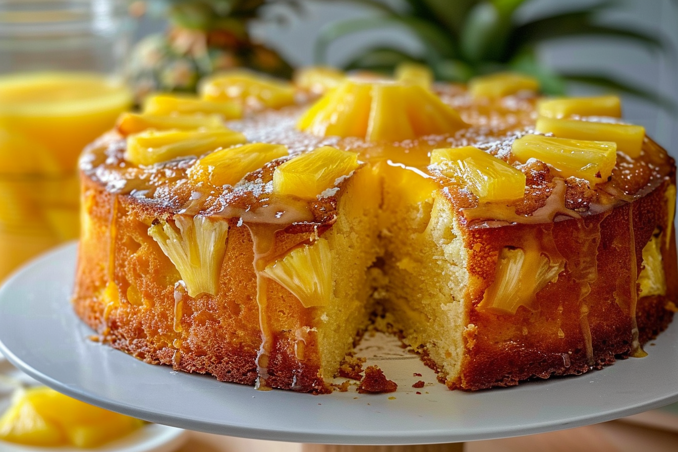 Pineapple Juice Cake
