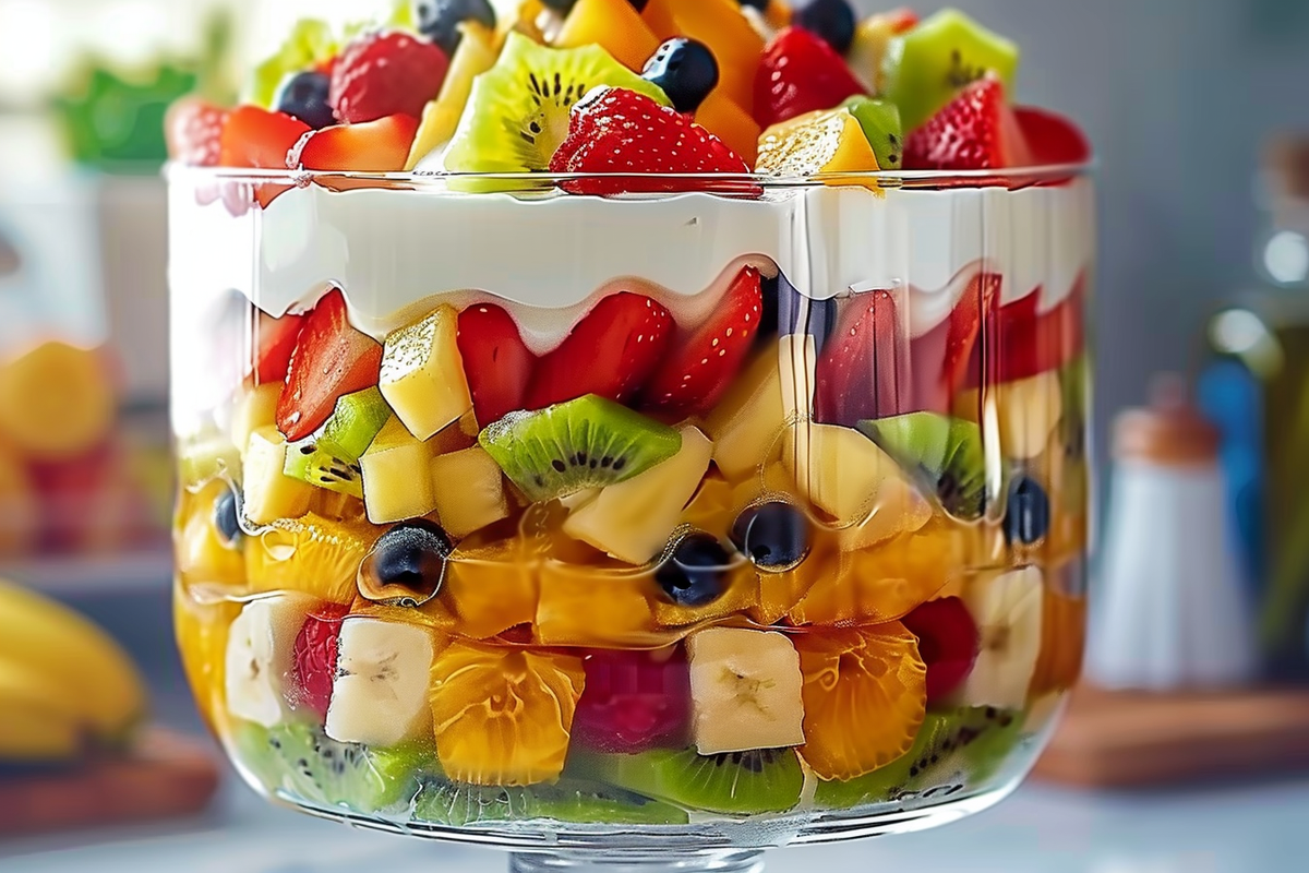 Layered Fruit Trifle Recipe