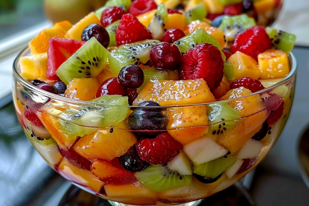 Layered Fresh Fruit Salad