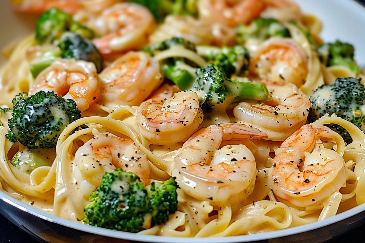 Shrimp Broccoli Alfredo