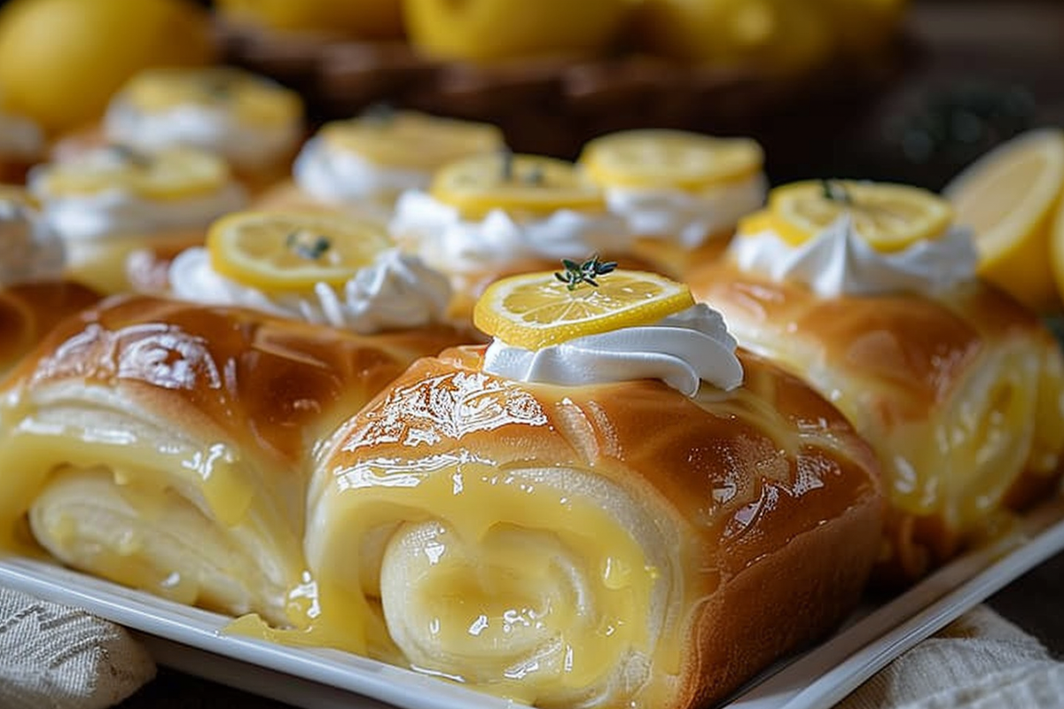Lemon Cream Rolls