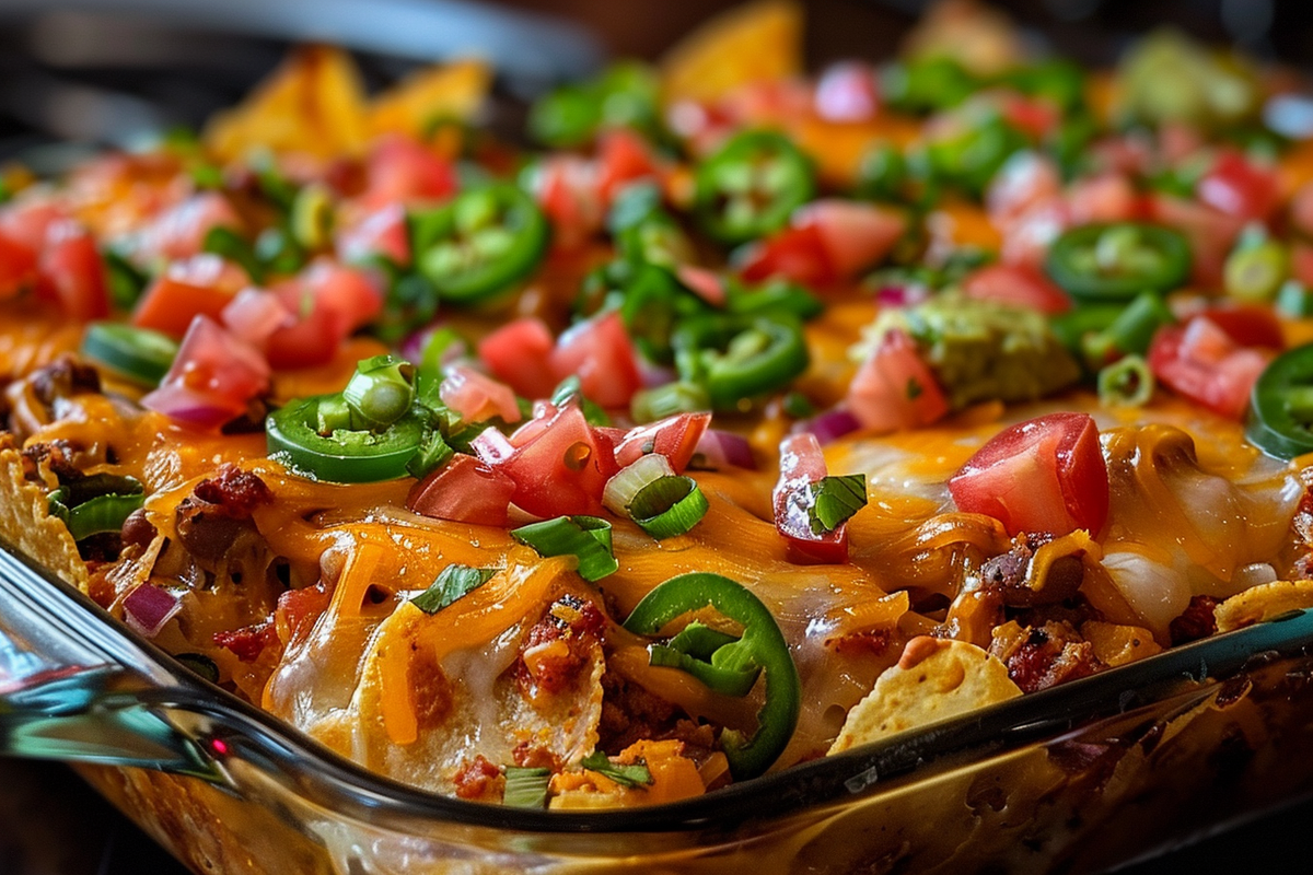 Loaded Walking Taco Bake