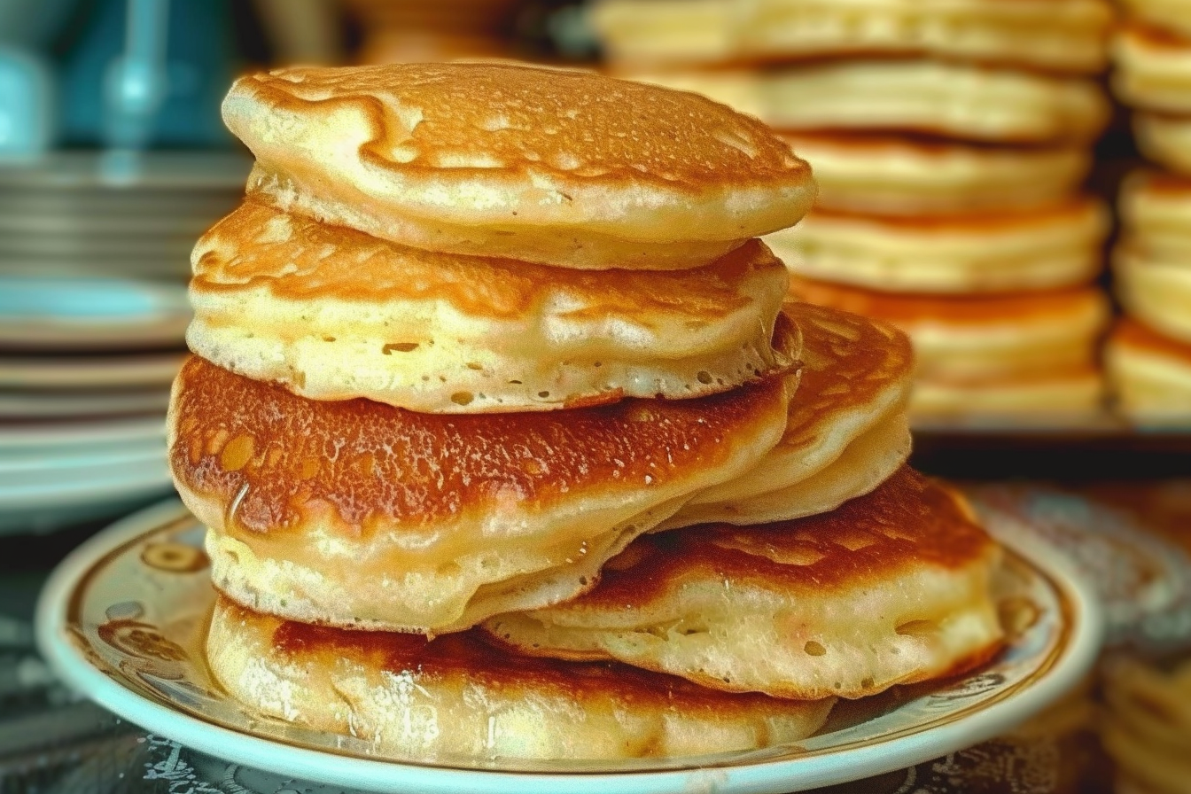 Gluten-Free Semolina Fruit Pancakes