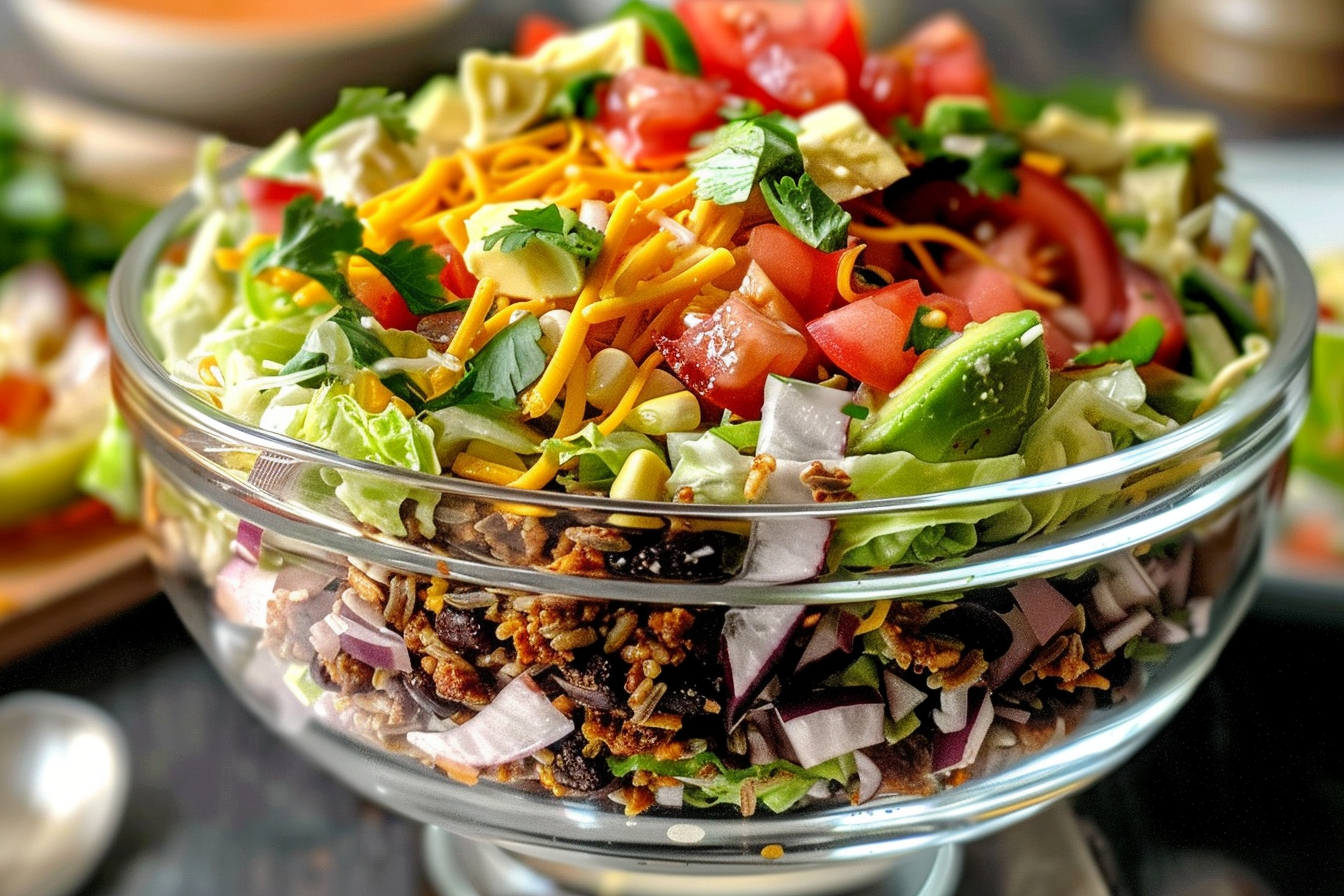 Seven-Layer Taco Salad