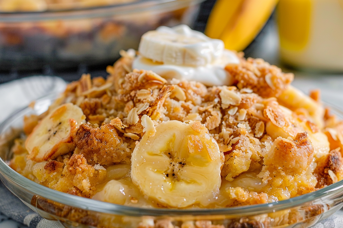 Southern Banana Cobbler
