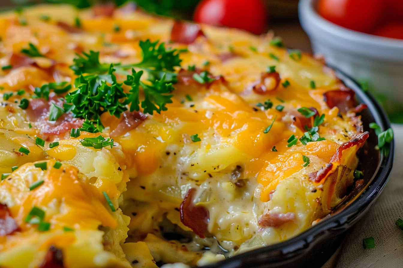 Cheese Potato Breakfast Casserole