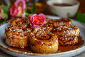 Cinnamon Roll French Toast Dippers