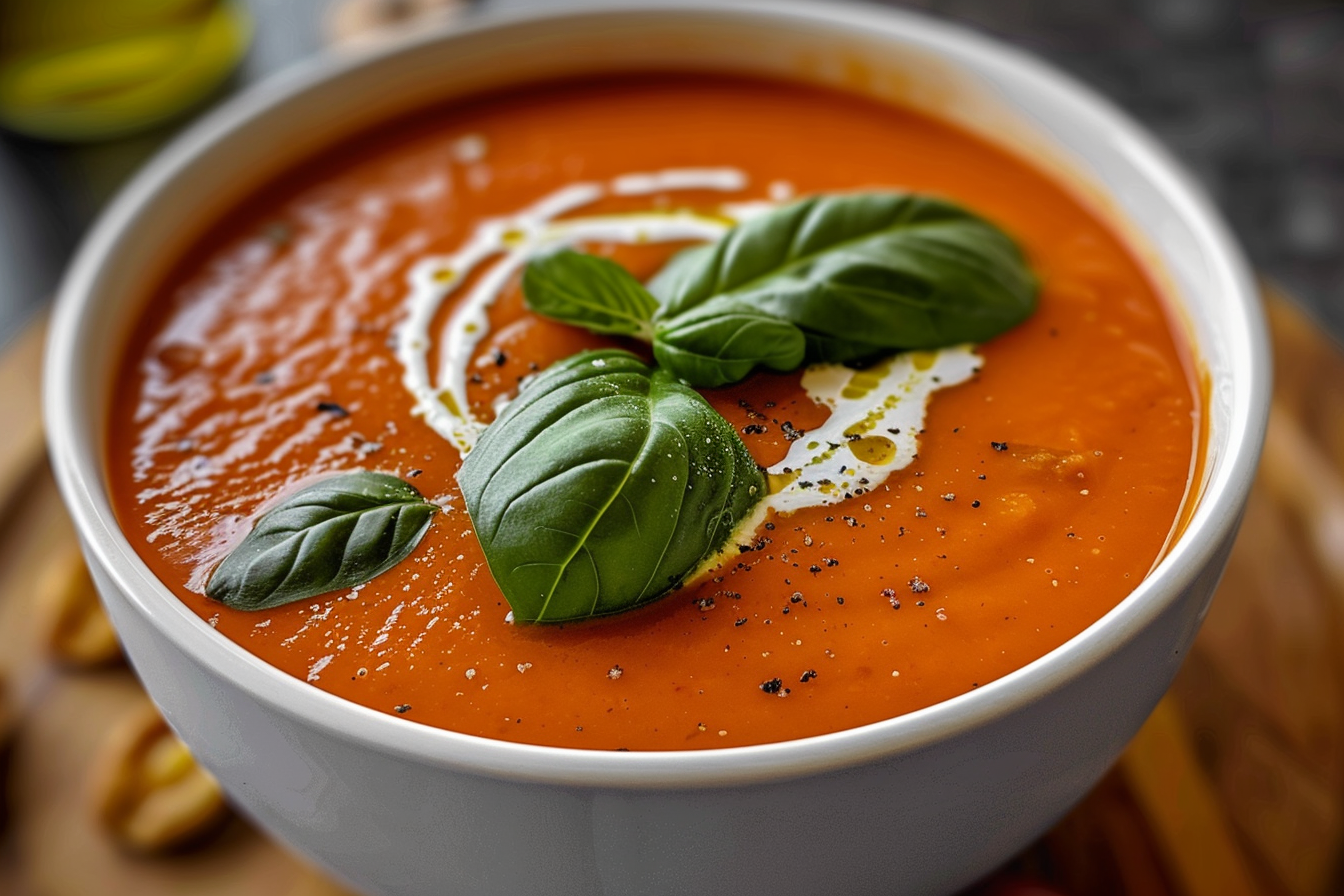 Creamy Tomato Basil Soup