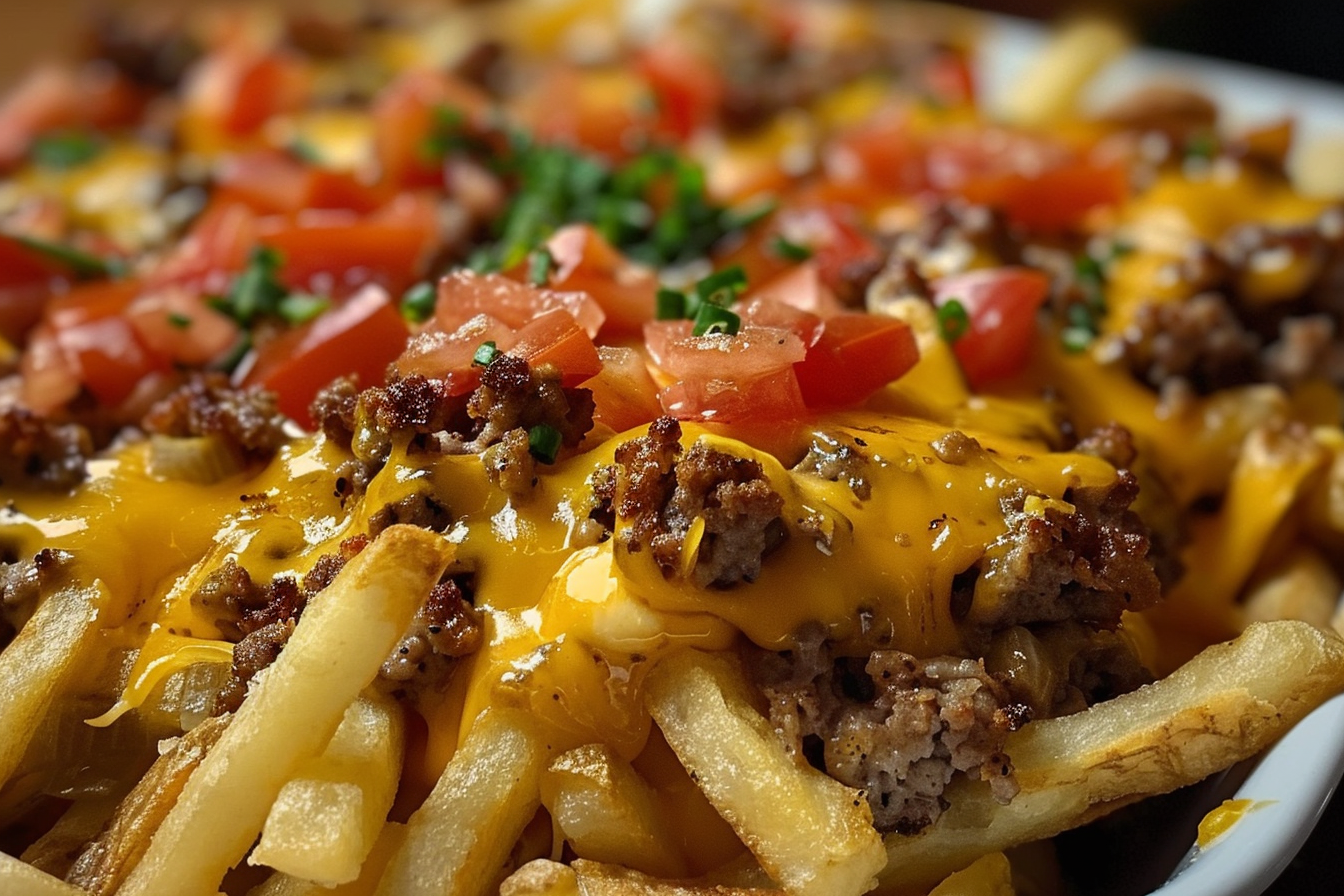 Cheeseburger French Fry Bake