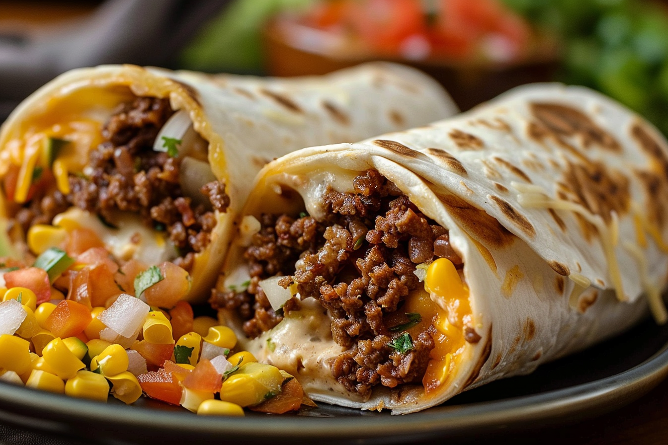 Beefy Melt Burrito