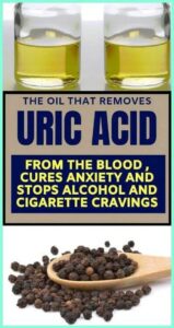 Oil That Removes Uric Acid