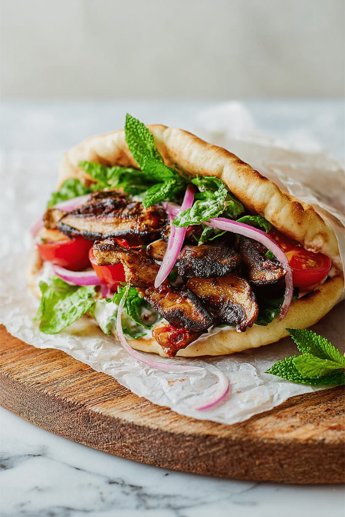 MUSHROOM SHAWARMA