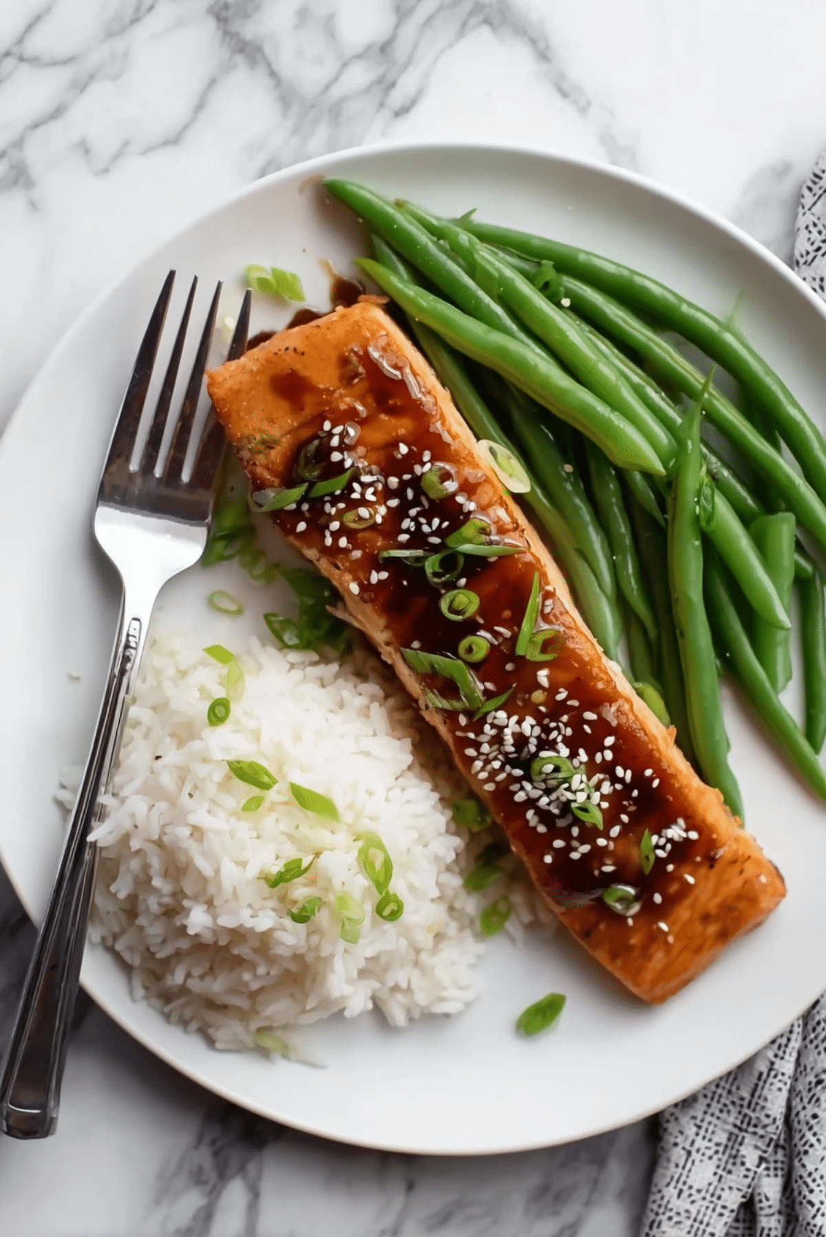 Teriyaki salmon