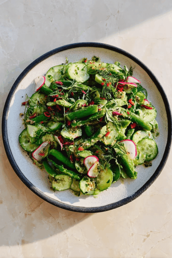 Smacked Cucumber Salad