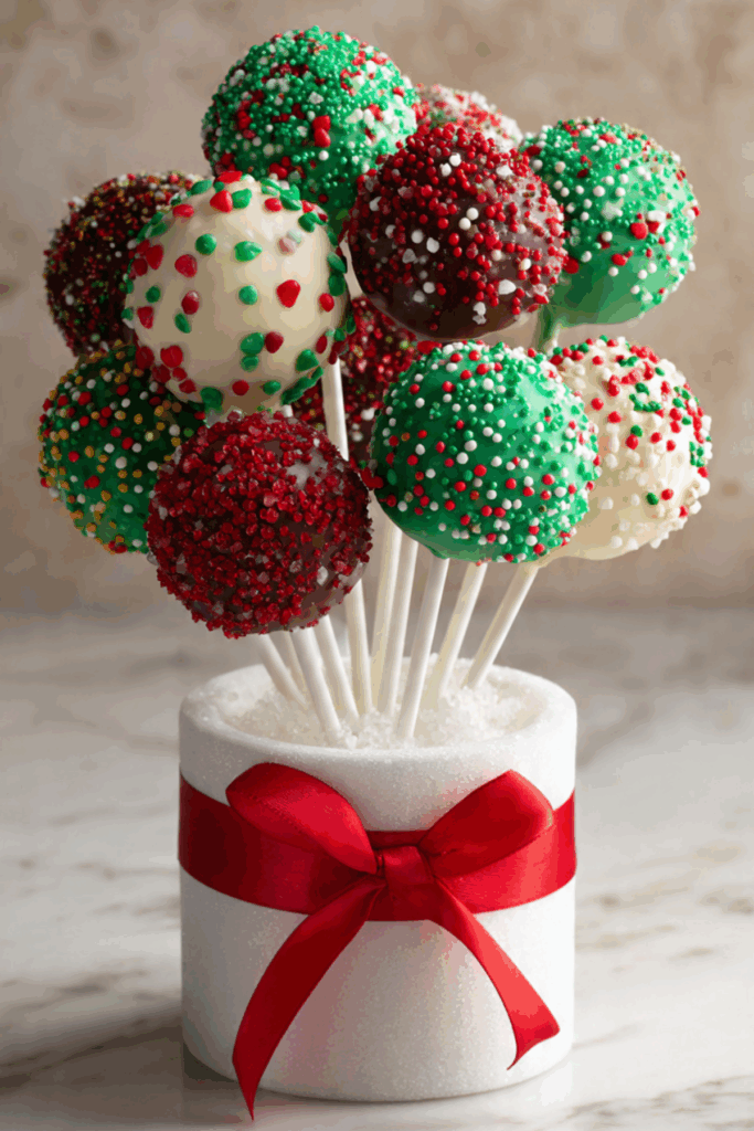 Christmas Cake Pops