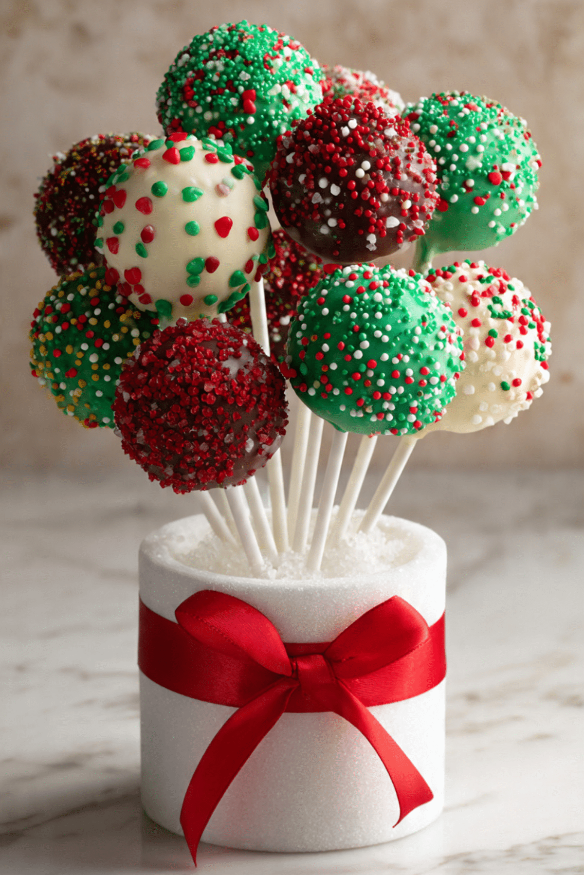 Christmas Cake Pops