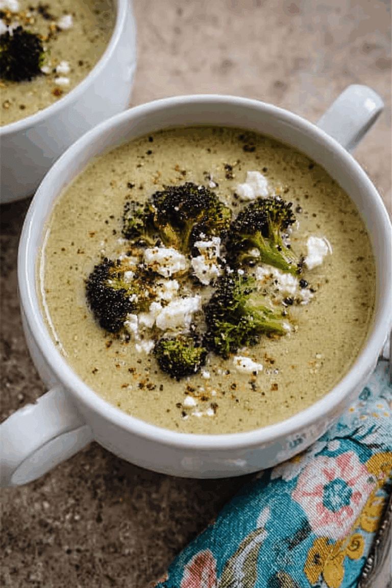 Broccoli Feta Soup