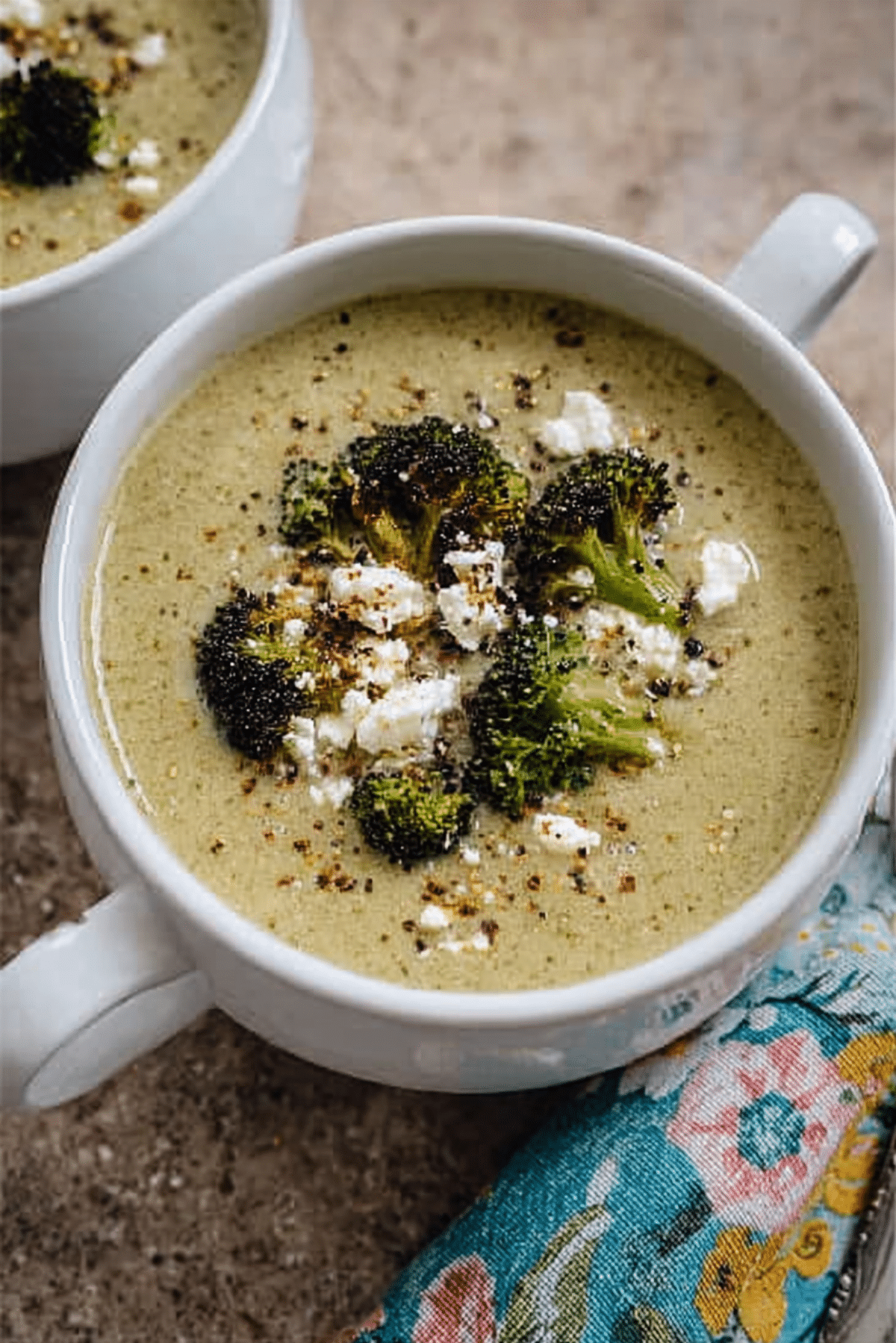 Broccoli Feta Soup