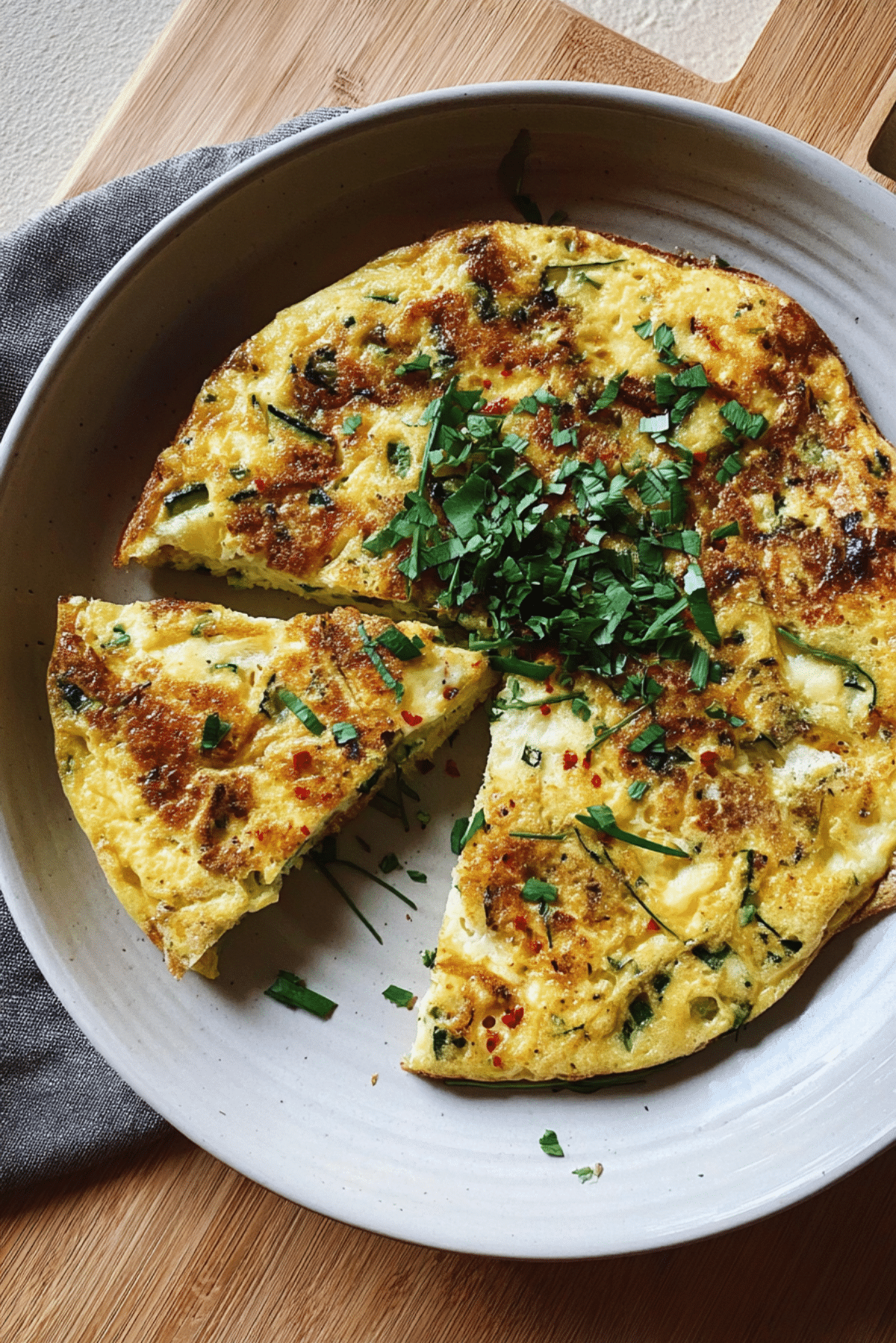 Zucchini & Onion Frittata