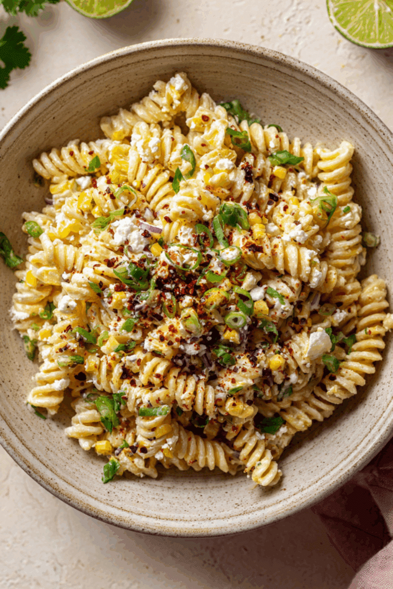 Mexican Corn Pasta Salad