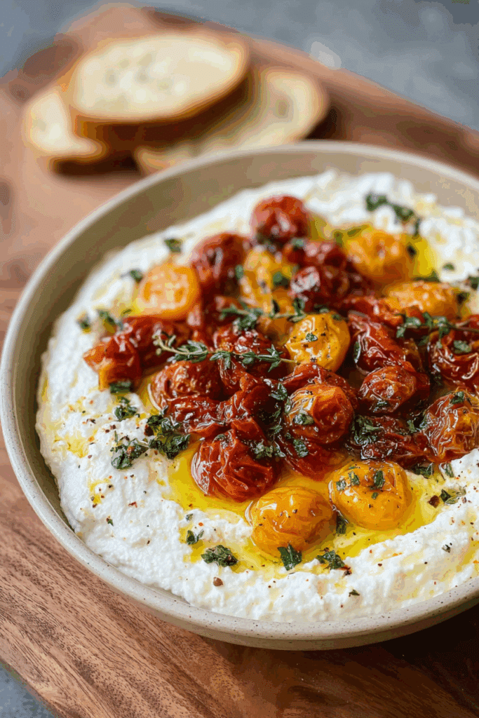 Roasted Tomato Burrata Dip