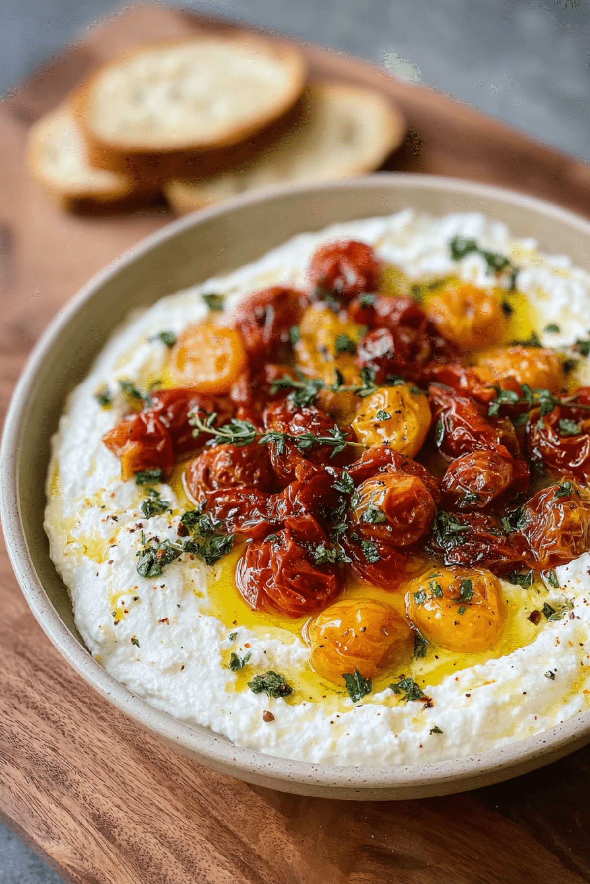 Roasted Tomato Burrata Dip