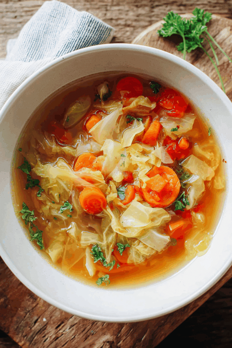Detox Cabbage Soup