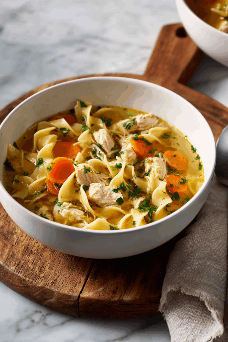 Simple Chicken Noodle Soup