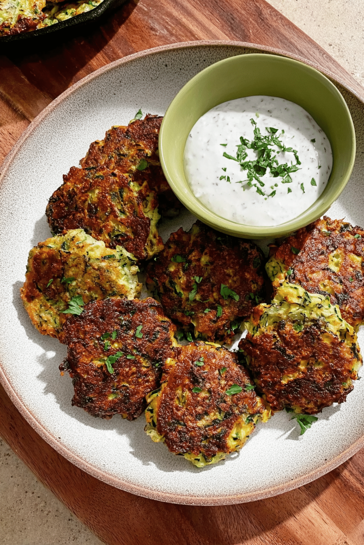 High Protein Zucchini Fritter