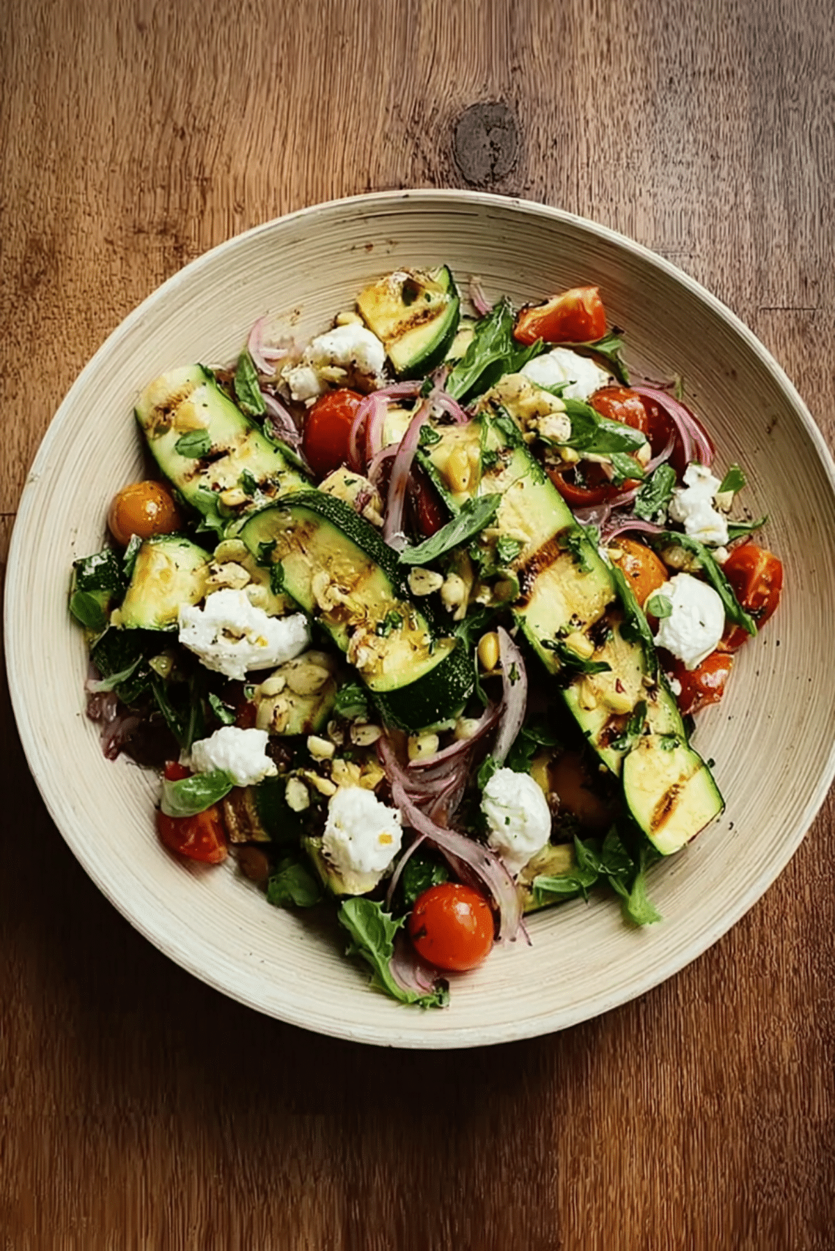 Griddled Courgette Salad