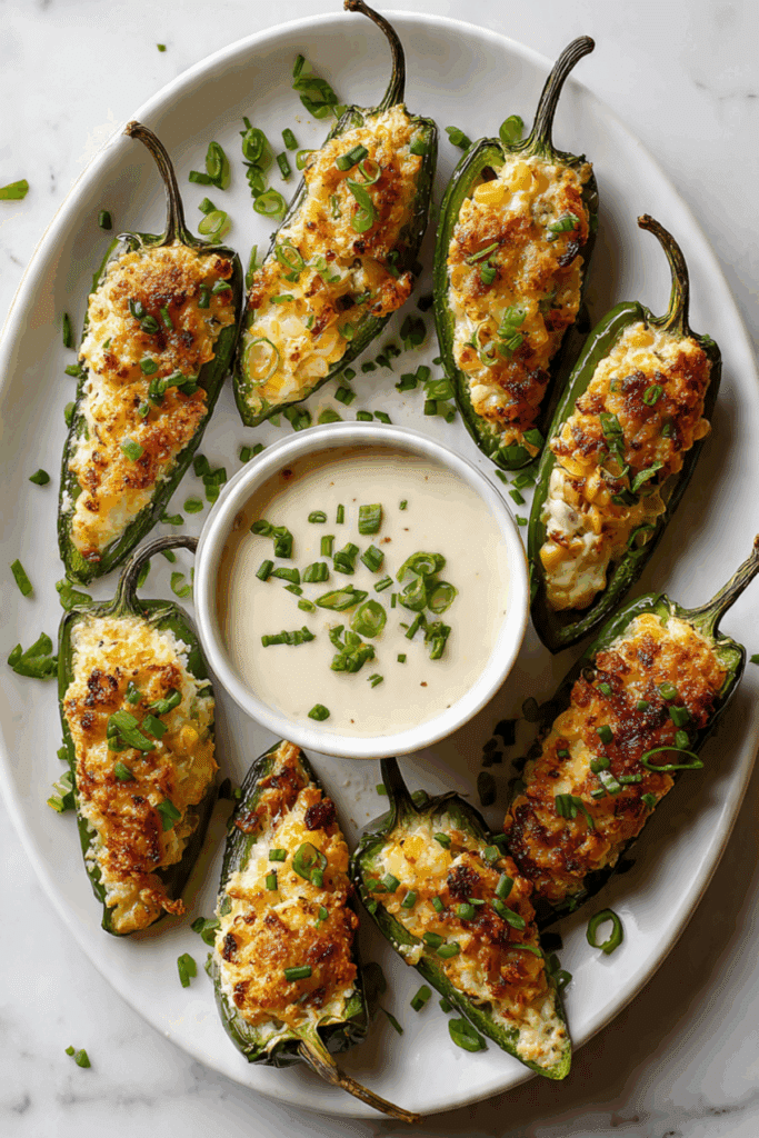 Mexican Street Corn Jalapeño Poppers