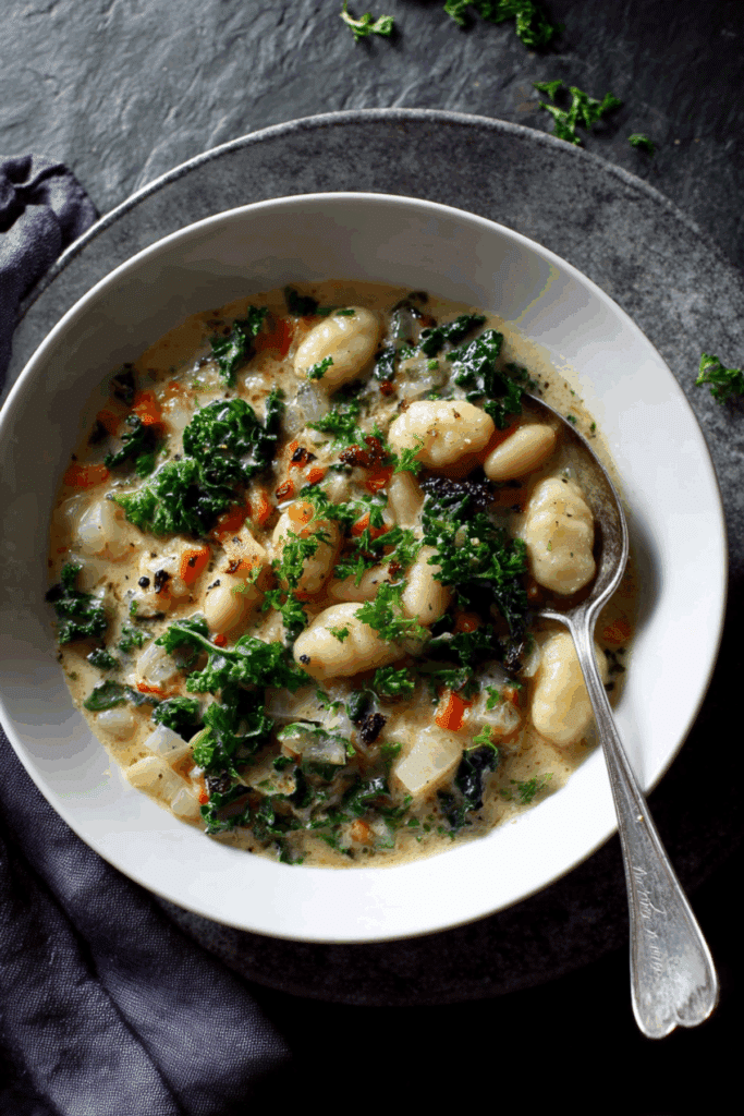 White Bean Gnocchi Soup