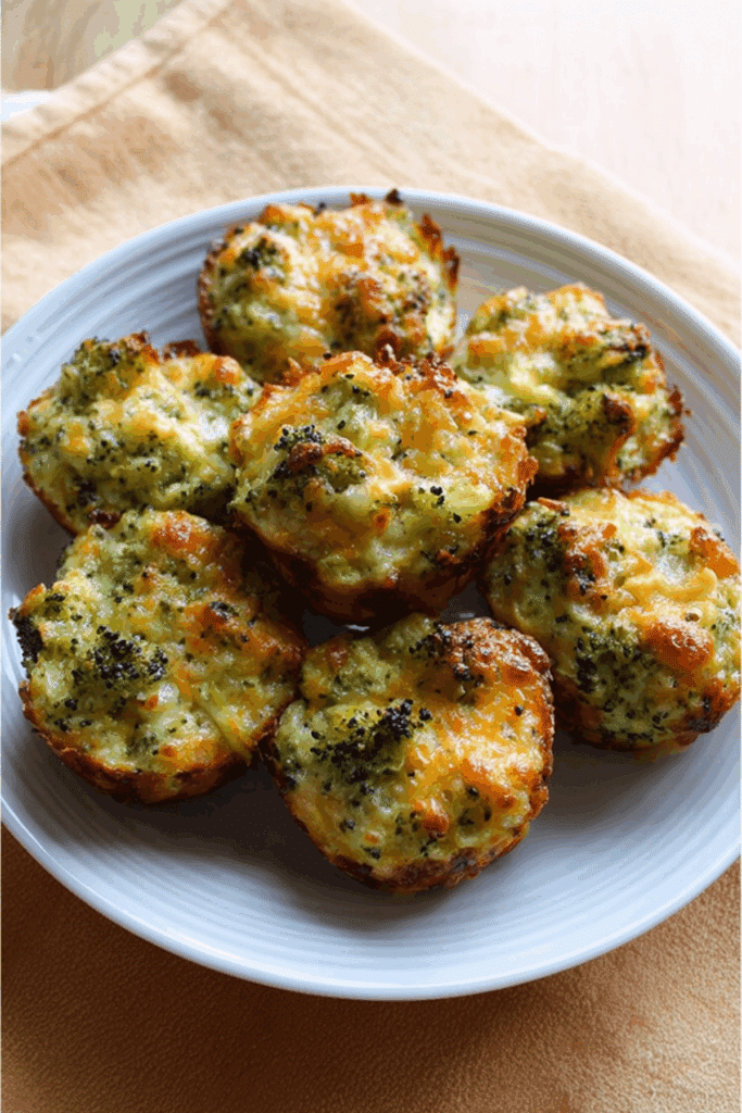 Cheesy Broccoli Bites