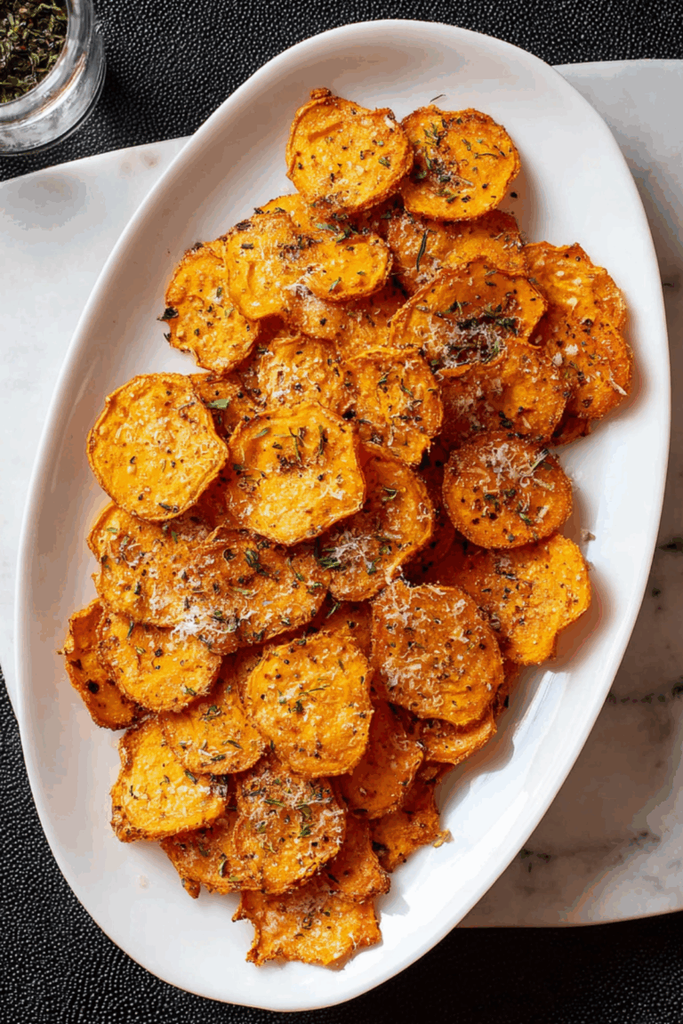 Parmesan Butternut Squash Chips