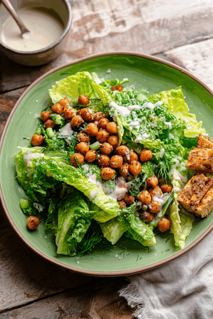 Chickpea Caesar Salad