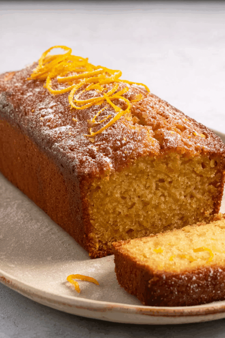 Almond & Orange Loaf Cake