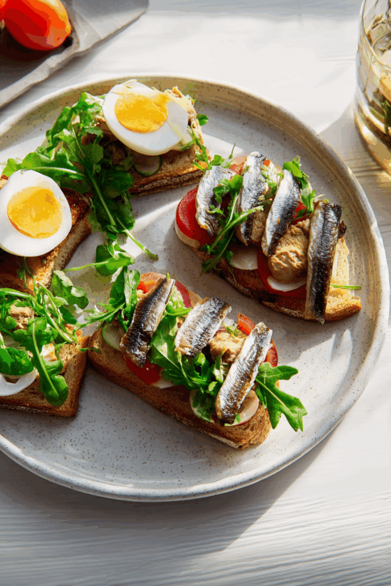 Tinned Fish on Toast Flight