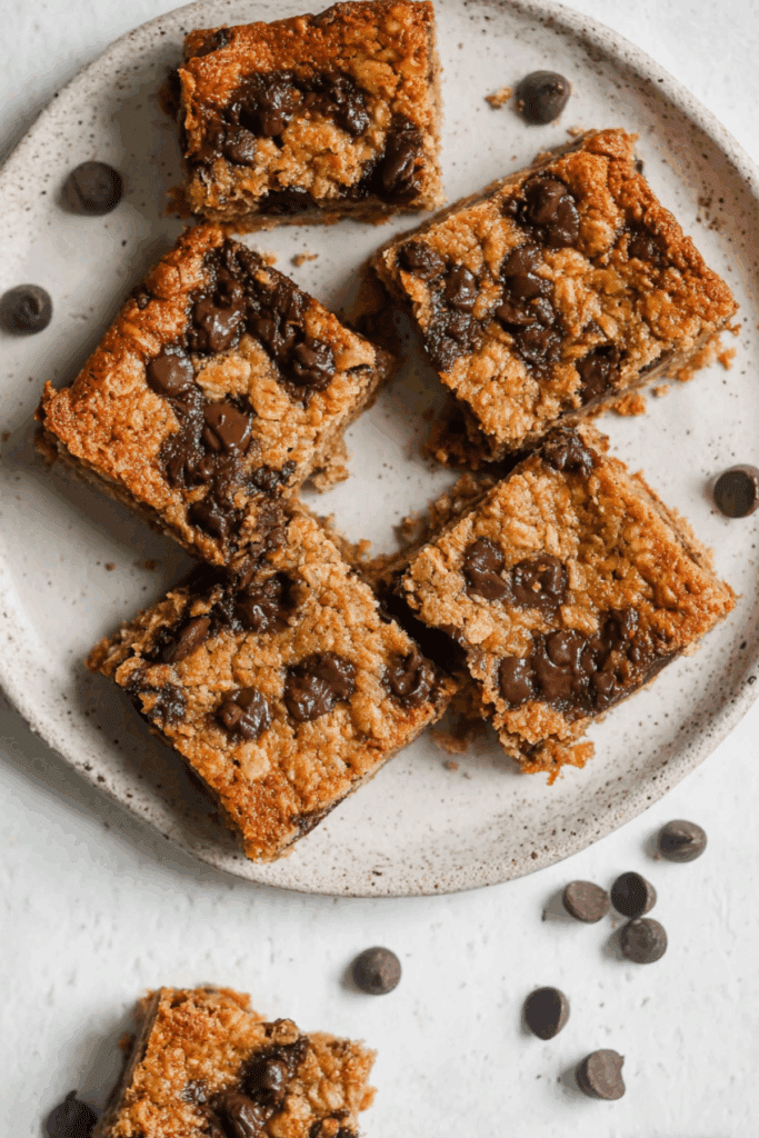 Healthy Oatmeal Cookie Bars