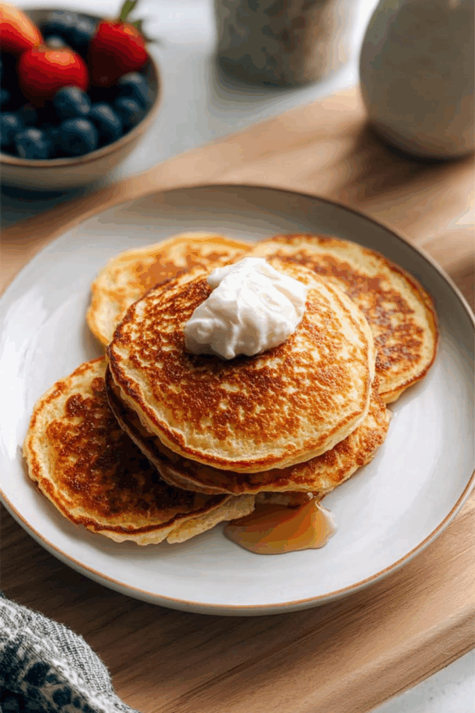 Cottage Cheese Pancakes