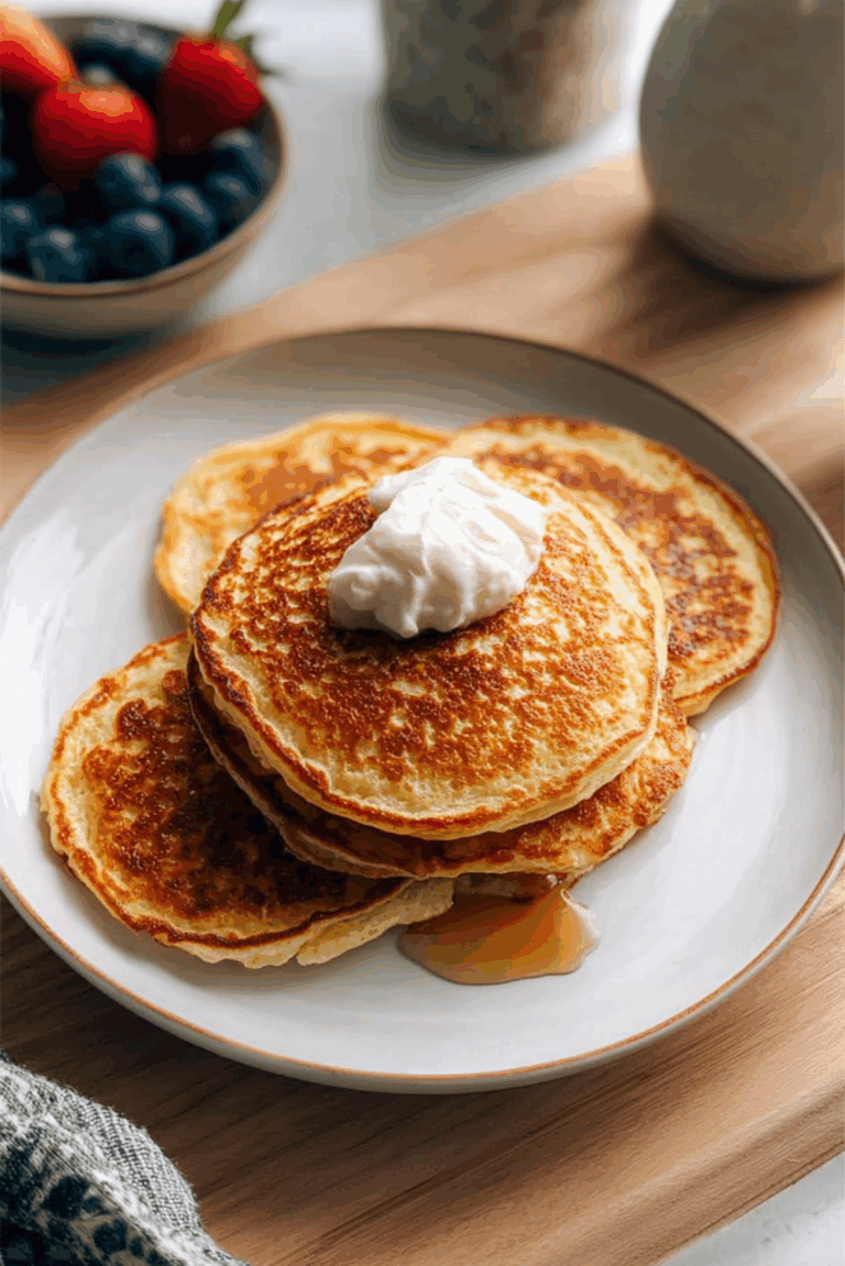 Cottage Cheese Pancakes